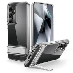 Samsung Galaxy S24 Telefontok - ESR AIR SHIELD átlátszó ütésálló, kitámasztható hátlap tok-3