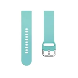 Okosóra szilikon szíj - Samsung Galaxy Watch 3 (45 mm) szíj - Strap - türkiz szilikon szíj (szíj szélesség: 22 mm)-2