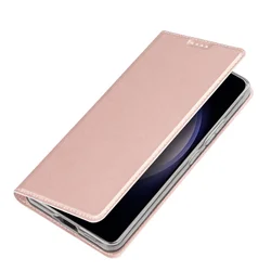 Samsung Galaxy S24+ (S24 Plus) Telefontok - Dux Ducis rose gold flipcover tok-1