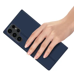 Samsung Galaxy S24 Ultra Telefontok - Dux Ducis kék flipcover tok-5