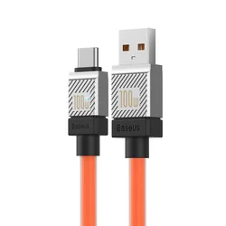 Baseus CoolPlay Kábel - USB / Type-C (USB-C) sárga gyorstöltő kábel 1m, 100W-1