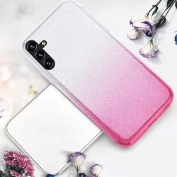 Samsung Galaxy A55 5G Telefontok - Ezüst / pink Shiny tok-2