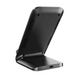 Telefontartó állvány: TECH-PROTECT QI15W-S2 - univerzális asztali telefontartó állvány, 15W Qi vezeték nélküli töltéssel fekete-1