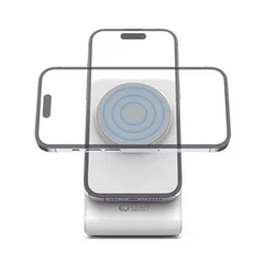 Töltő: TECH-PROTECT QI15W-A23 - MAGSAFE vezeték nélküli töltő, fehér-6