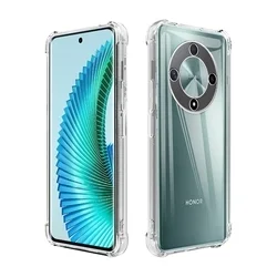 Honor Magic6 Lite Telefontok - Ütésálló átlátszó hátlap tok-1
