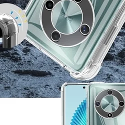 Honor Magic6 Lite Telefontok - Ütésálló átlátszó hátlap tok-3