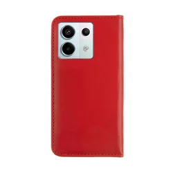 Xiaomi Redmi Note 13 Pro 5G Telefontok - Tactical Field piros szilikon keretes könyvtok mágneses ráhajtófüllel-2