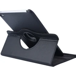 iPad Mini 4 (2015) / Mini 5 (2019) Tablettok - fekete fordítható műbőr tablet tok-1