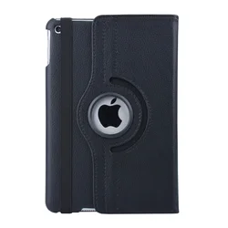 iPad Mini 4 (2015) / Mini 5 (2019) Tablettok - fekete fordítható műbőr tablet tok-2