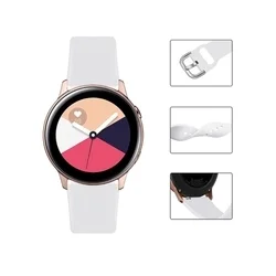Okosóra szilikon szíj - Huawei Watch GT / GT2 / GT2 Pro (46 mm) szíj - Strap - szürke szilikon szíj (szíj szélesség: 22 mm)-2