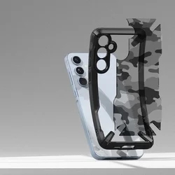 Telefontok Samsung Galaxy A55 5G - Ringke Fusion X Design terepmintás ütésálló tok-6