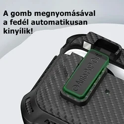 Dux Ducis Peci  AirPods Pro 2 tartó - fekete carbon mintás tok-2