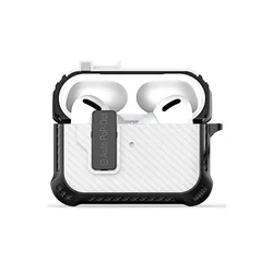 Dux Ducis Peci fehér carbon mintás tok - AirPods Pro 2 tartó-1