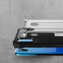 Telefontok Huawei Y7 2019 / Y7 Prime 2019 - Hibrid Armor Ütésálló tok - ezüst-3