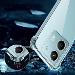 Telefontok Xiaomi Redmi Note 13 5G - átlátszó ütésálló hátlap tok -2