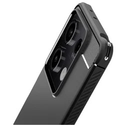 Telefontok Xiaomi Redmi Note 13 5G - SPIGEN Rugged Armor - matt fekete hátlap tok-8