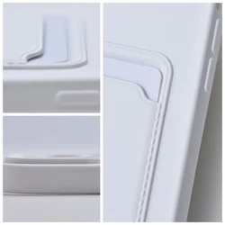 Telefontok Samsung Galaxy A55 5G - Forcell Card - fehér kártyatartós szilikon hátlap tok-5