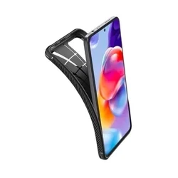 Telefontok Xiaomi Redmi Note 11 Pro+ - SPIGEN Rugged Armor - fekete hátlap tok-4