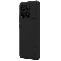 Telefontok Xiaomi Poco X6 Pro 5G - Nillkin Super Frosted fekete tok-1