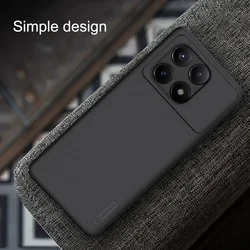 Telefontok Xiaomi Poco X6 Pro 5G - Nillkin Super Frosted fekete tok-3