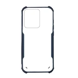Telefontok Xiaomi Redmi Note 13 4G / LTE - kék / átlátszó ütésálló hátlap tok-1