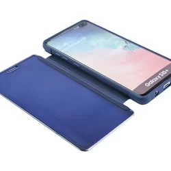 Samsung Galaxy S10+ (S10 Plus) Telefontok - Clear View Tok Kék-2