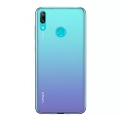 Huawei Y7 2019 Telefontok - Eredeti Huawei átlátszó szilikon tok-1