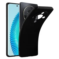 Telefontok Honor Magic6 Lite - fekete szilikon hátlap tok-3