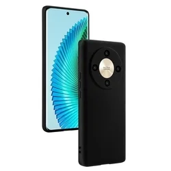 Telefontok Honor Magic6 Lite - fekete szilikon hátlap tok-1