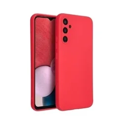 Samsung Galaxy A25 5G Telefontok - piros szilikon hátlap tok-1