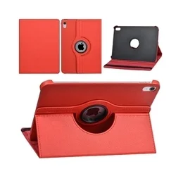 Tablettok iPad 2022 10.9 (iPad 10) - piros fordítható műbőr tablet tok-3