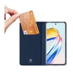 Telefontok Honor Magic6 Lite - Dux Ducis kék könyvtok-3