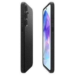 Telefontok Samsung Galaxy A55 5G - SPIGEN Liquid Air - matt fekete hátlap tok-3