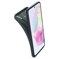 Telefontok Samsung Galaxy A35 5G - SPIGEN Liquid Air - matt zöld hátlap tok-4