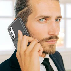 Telefontok Samsung Galaxy A35 5G - Thunder fekete ütésálló szilikon hátlap tok-5