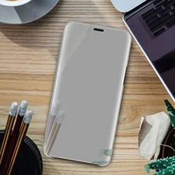 Telefontok Samsung Galaxy A35 5G - ezüst Clear View Tok-3