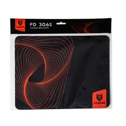 Egérpad - Liocat PD 306S - fekete/narancssárga egérpad (290 x 260 mm, szövet) -1