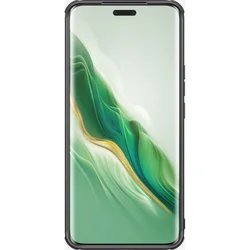 Telefontok Honor Magic6 Pro - Nillkin csúsztatható kameravédős fekete hátlap tok-5