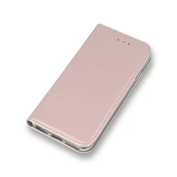 Huawei P30 Pro Telefontok - Smart Magnetic rose gold szilikon keretes mágneses könyvtok-2