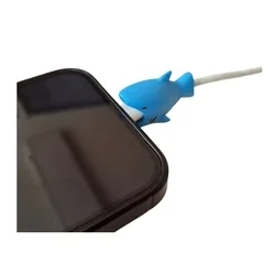 Kábel: Kábelvédő szilikon figura - Cápa-2