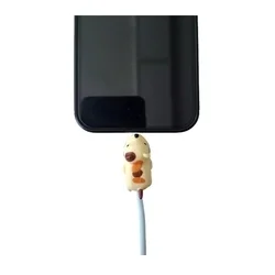 Kábel: Kábelvédő szilikon figura - Macska-2