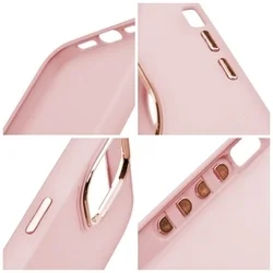 Motorola Moto G54 5G / G54 Power 5G telefontok - Frame - pink műanyag hátlap tok, szilikon kerettel-2