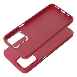 Motorola Moto G54 5G / G54 Power 5G telefontok - Frame - magenta műanyag hátlap tok, szilikon kerettel-1