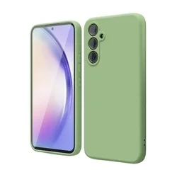 Telefontok Samsung Galaxy A35 5G - zöld szilikon hátlap tok-2