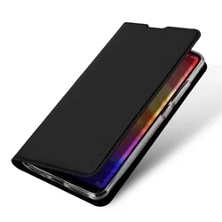 Telefontok Xiaomi Redmi Note 7 - Dux Ducis fekete flipcover tok-4