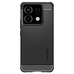 Telefontok Xiaomi Redmi Note 13 Pro 5G - SPIGEN Rugged Armor - matt fekete hátlap tok-2