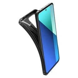 Telefontok Xiaomi Redmi Note 13 4G / LTE - SPIGEN Rugged Armor - matt fekete hátlap tok-2