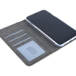 iPhone XR Telefontok - kihajtható tok - arany (8719273286173)-2
