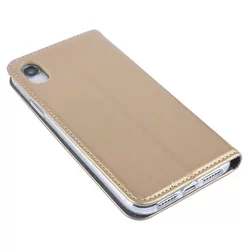 iPhone XR Telefontok - kihajtható tok - arany (8719273286173)-4