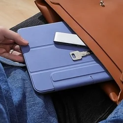 Tablettok iPad Pro 11 2024 (5. Gen, 11 coll) - ESR REBOUND levendula smart case ceruza tartóval, mágneses rögzítéssel-4